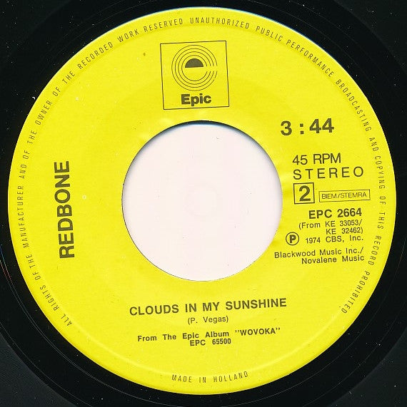 Redbone : One More Time (7",45 RPM,Single)