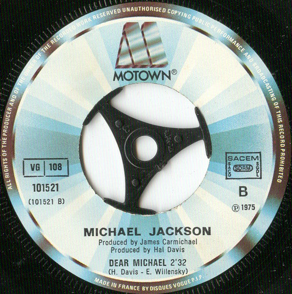 Michael Jackson : One Day In Your Life (7",45 RPM,Single,Reissue)