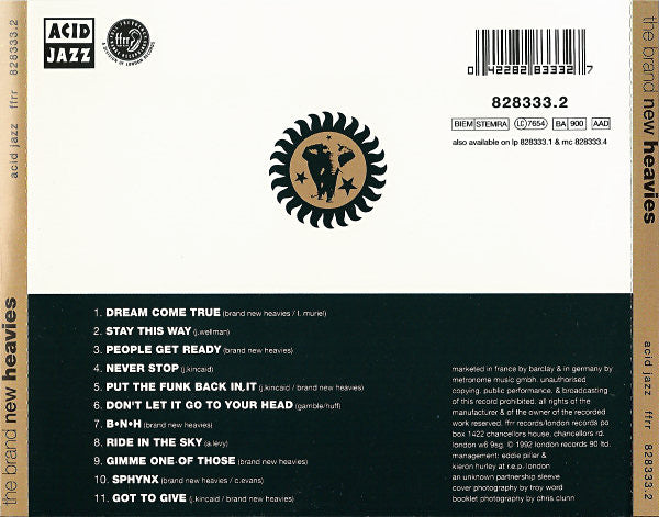 Brand New Heavies, The : The Brand New Heavies (Album)