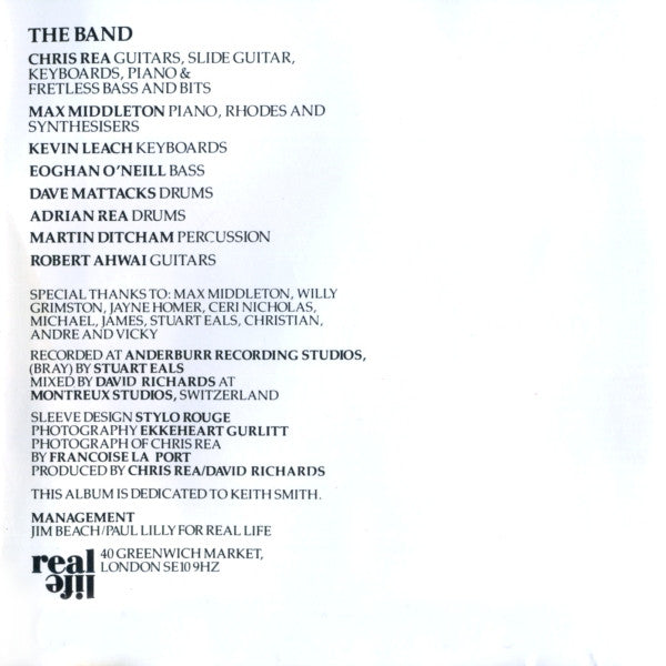 Chris Rea : On The Beach (Album,Reissue)