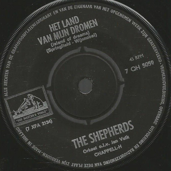 Shepherds, The : Mensen Zoals Wij / Het land van mijn dromen (7",45 RPM,Single,Stereo)