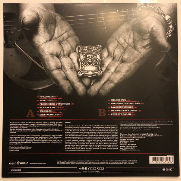 Popa Chubby : Two Dogs (LP,Album)