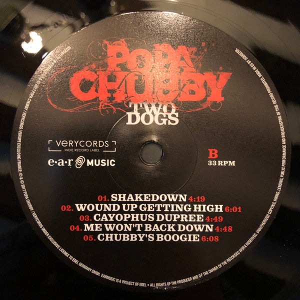 Popa Chubby : Two Dogs (LP,Album)