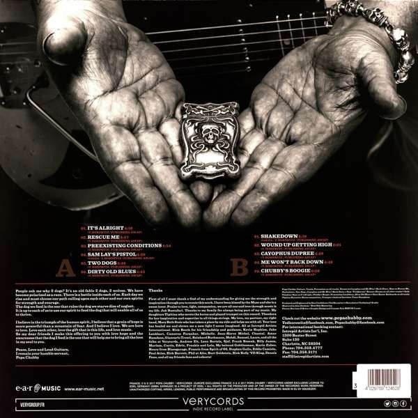 Popa Chubby : Two Dogs (LP,Album)