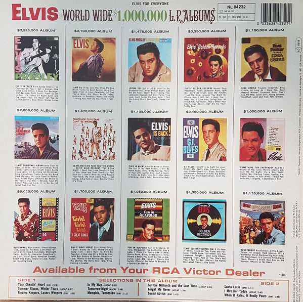 Elvis* : Elvis For Everyone! (LP, Album, RE)