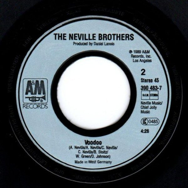 The Neville Brothers : With God On Our Side (7",45 RPM,Single)