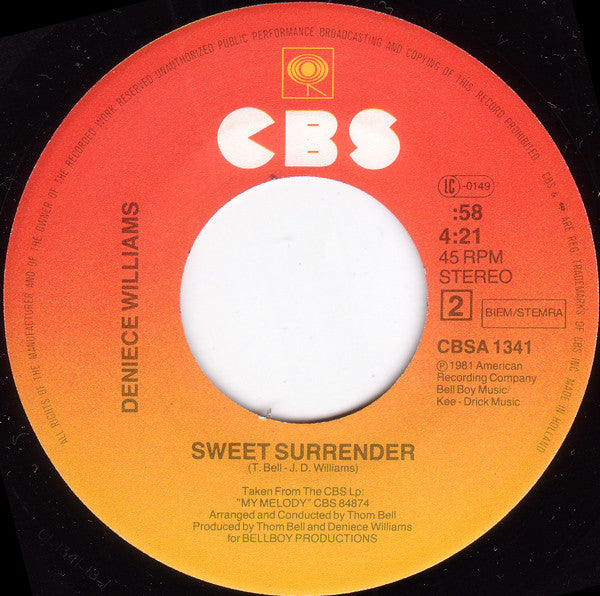 Deniece Williams : It's Your Conscience (7",Single,45 RPM)