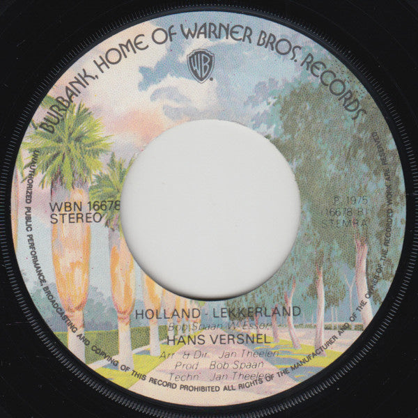 Hans Versnel : Leve De Opera (7",45 RPM,Single)