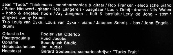 Rogier van Otterloo M.m.v. Louis Van Dyke Trio : Turks Fruit (LP,Album,Stereo)
