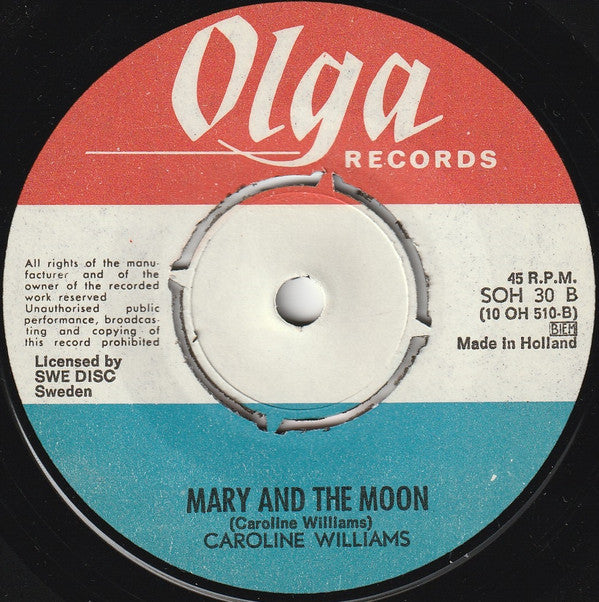 Caroline Williams : All Together Now (7",45 RPM,Single)