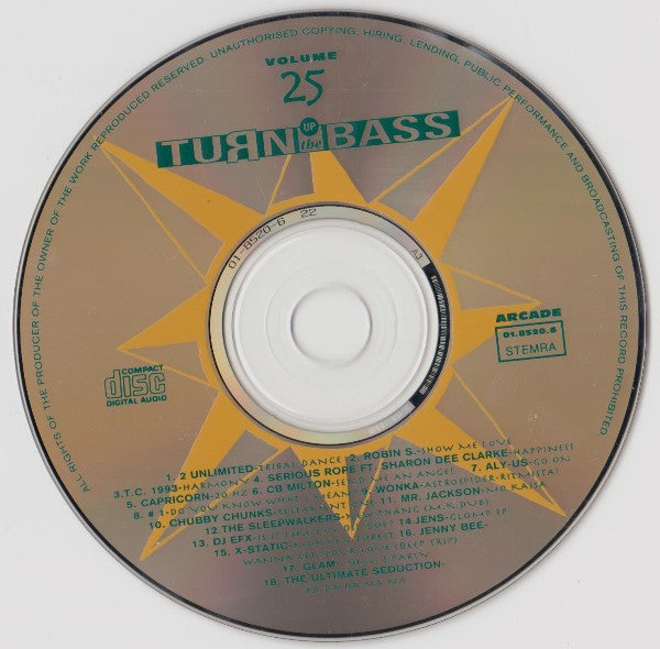Various : Turn Up The Bass Volume 25 (Compilation)