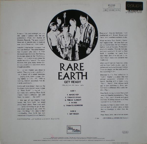 Rare Earth : Get Ready (LP,Album,Reissue)