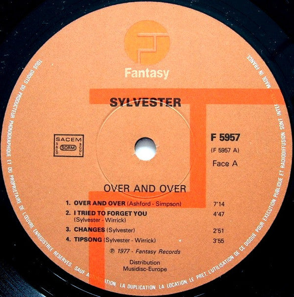 Sylvester : Over And Over (LP,Album)