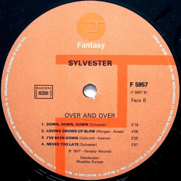 Sylvester : Over And Over (LP,Album)