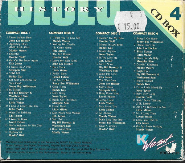 Various : Blues History Part 2 (Compilation)