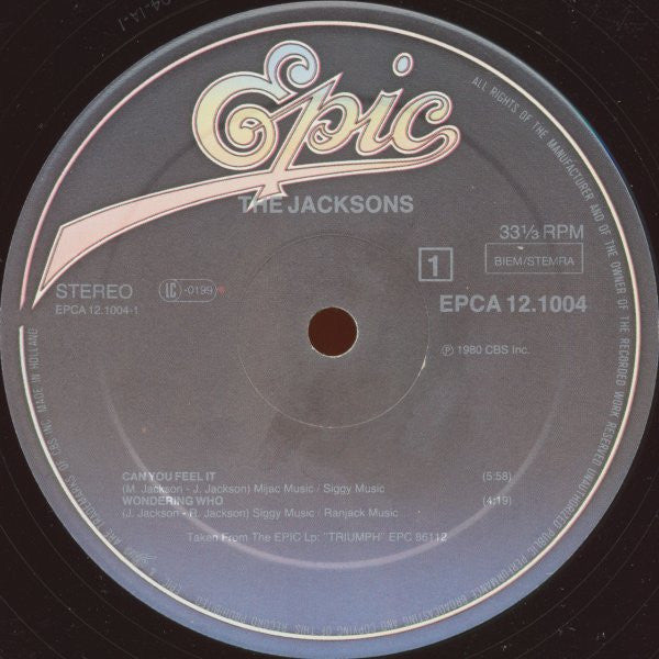 Jacksons, The : Can You Feel It (12",Maxi-Single,33 ⅓ RPM)