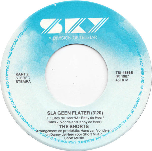 Shorts, The : M'n Laatste Concert (7",45 RPM,Single,Stereo)