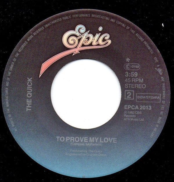 Quick, The : The Rhythm Of The Jungle (7",45 RPM,Single)