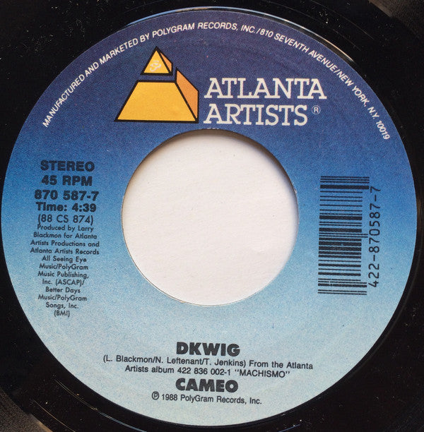 Cameo : You Make Me Work (7", Single, Spe)