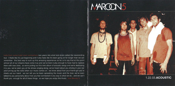 Maroon 5 : 1.22.03. Acoustic ()