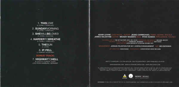 Maroon 5 : 1.22.03. Acoustic ()