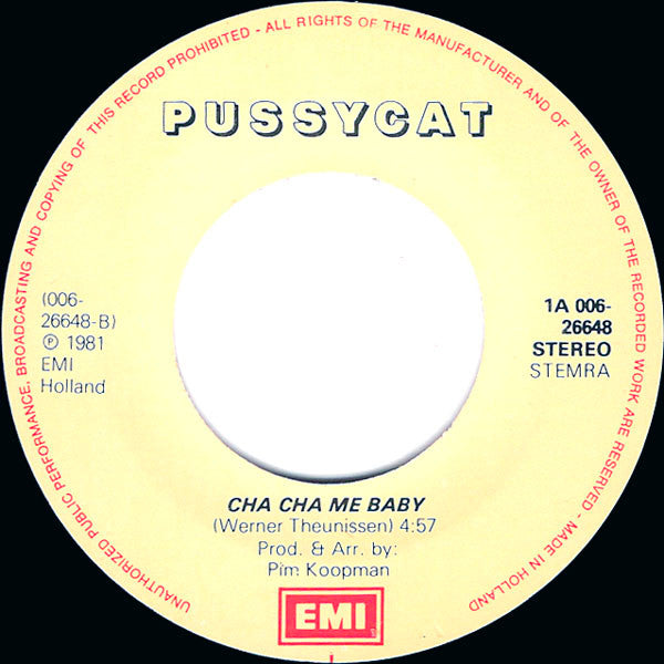 Pussycat (2) : Then The Music Stopped (7",Single)