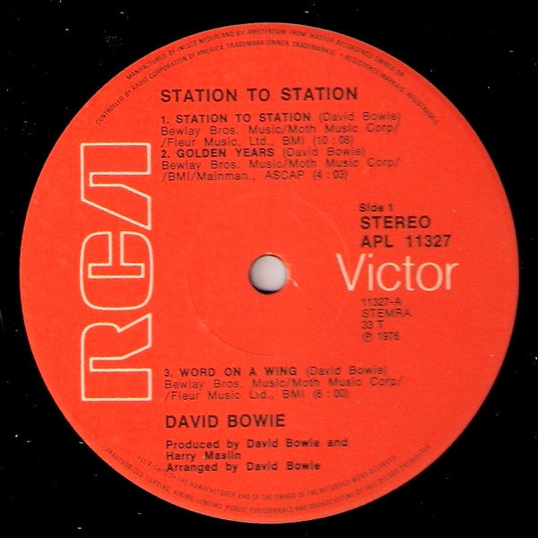 David Bowie : Station To Station (LP,Album)