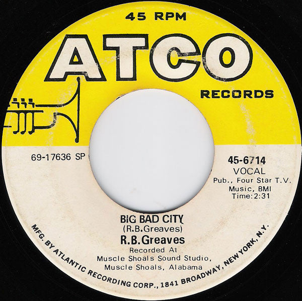 R.B. Greaves : Take A Letter Maria (7",45 RPM,Single)