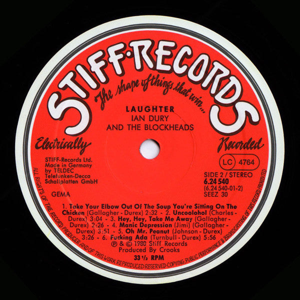 Ian Dury & The Blockheads* : Laughter (LP, Album)