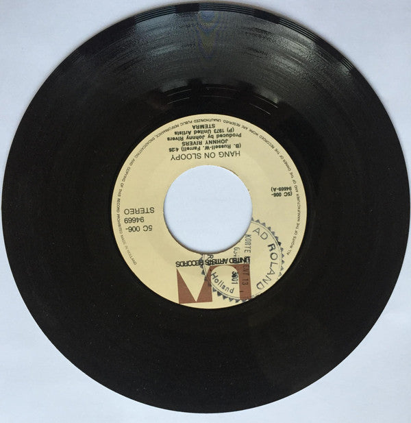 Johnny Rivers : Hang On Sloopy / New York City Dues (7",45 RPM)