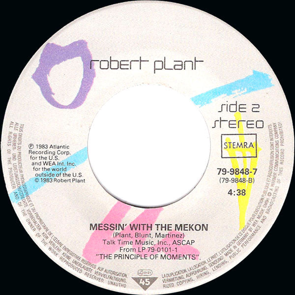 Robert Plant : Big Log (7",Single,45 RPM)