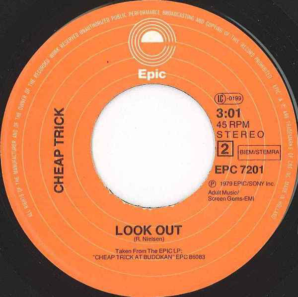 Cheap Trick : I Want You To Want Me (7",45 RPM,Single)