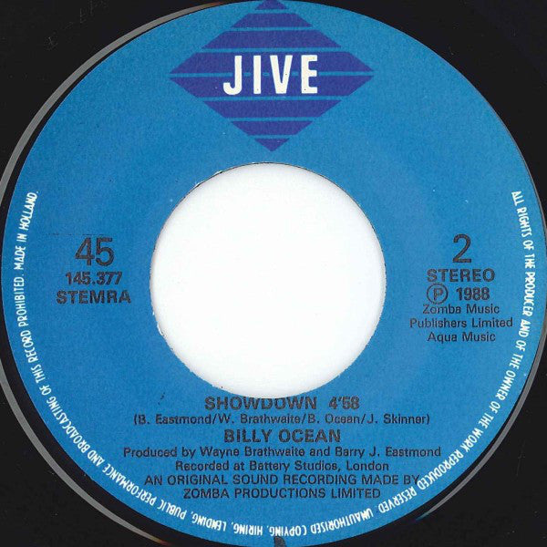 Billy Ocean : Get Outta My Dreams, Get Into My Car (7",45 RPM,Single)