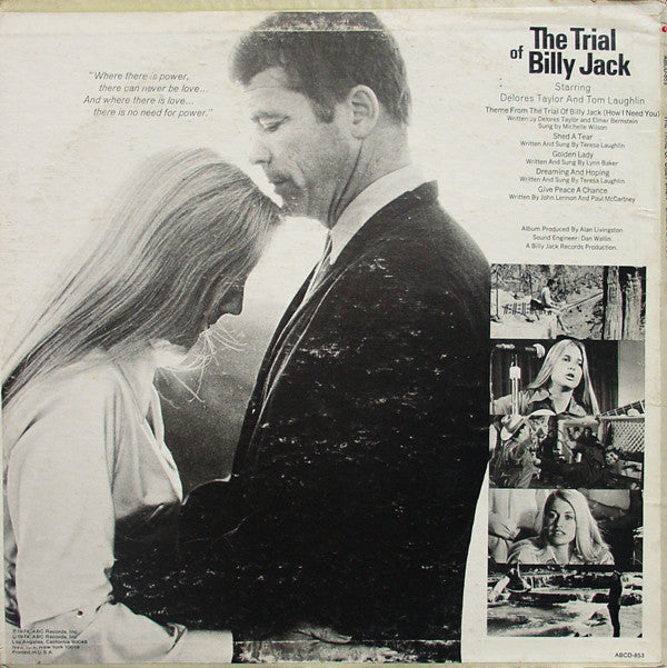 Elmer Bernstein : Original Music From The Film The Trial Of Billy Jack (LP,Album)