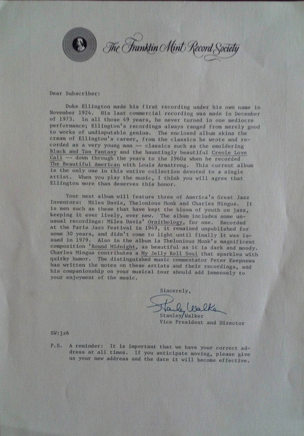 Duke Ellington : Great Jazz Classics (LP,Compilation)