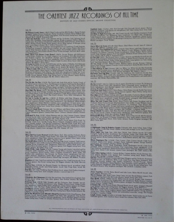 Various : The Jazz Singers (LP,Compilation)