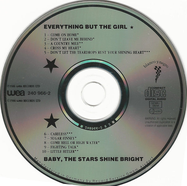 Everything But The Girl : Baby, The Stars Shine Bright (Album)