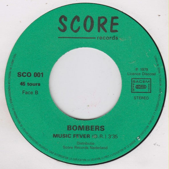 Bombers : Get Dancin' / Music Fever (7",45 RPM,Single)