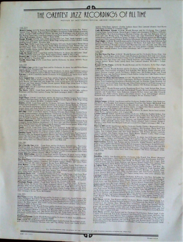 Count Basie, Woody Herman, Stan Kenton : Big Band Jazz Masters (LP,Compilation,Stereo,Mono)