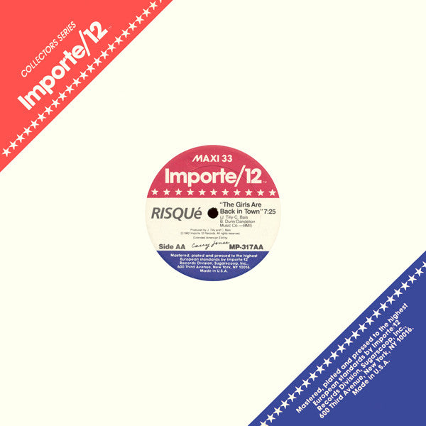 Risqué (2) : Starlight / The Girls Are Back In Town (12",33 ⅓ RPM,Maxi-Single)