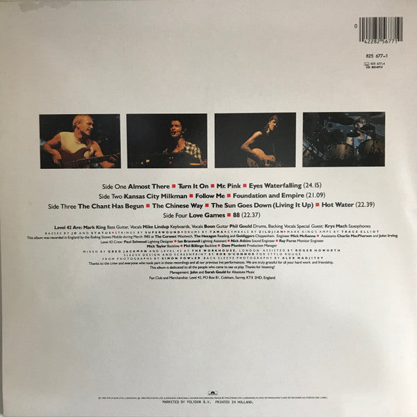 Level 42 : A Physical Presence (LP,Album)