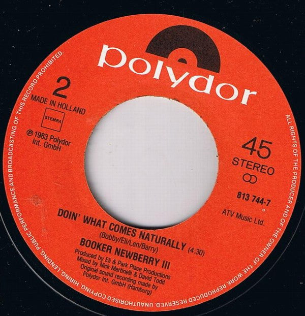Booker Newberry III : Love Town (7",45 RPM,Single)