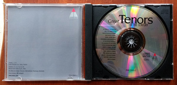 Various : Great Tenors Of The Century (Compilation)