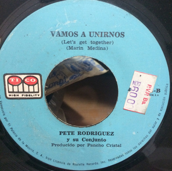 Pete Rodriguez Y Su Conjunto : Bobby / Vamos A Unirnos (Let´s Get Together) (7",45 RPM,Single)