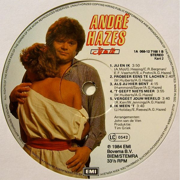 André Hazes : Jij En Ik (LP,Album)