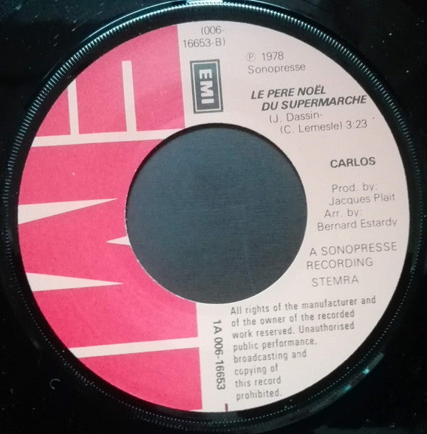 Carlos (3) : Rosalie (7",45 RPM,Single)