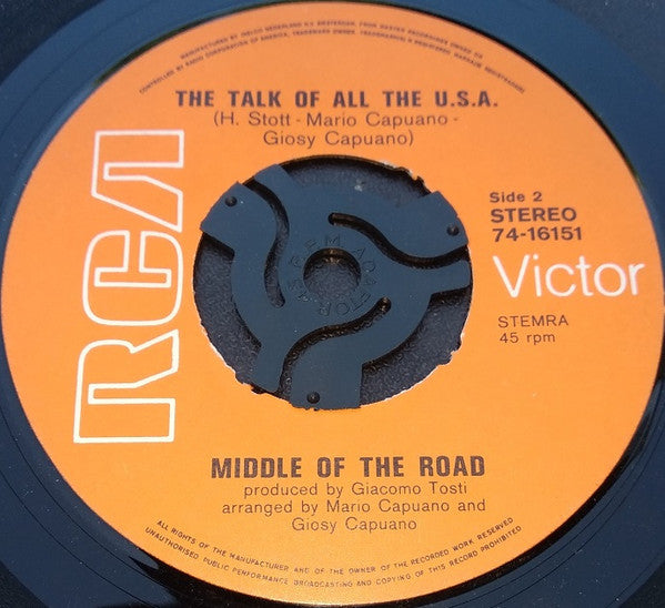 Middle Of The Road : Samson & Delilah (7",Single,45 RPM)