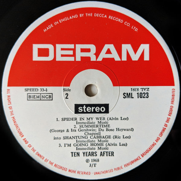 Ten Years After : Ten Years After Undead (LP, Album)