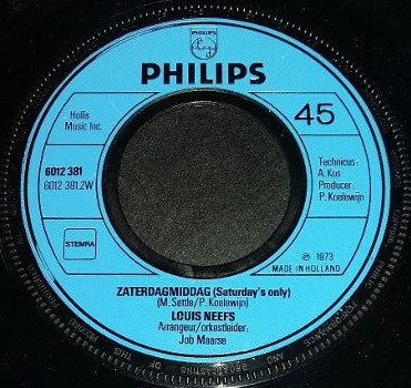 Louis Neefs : Welkom Thuis (7",45 RPM,Single)
