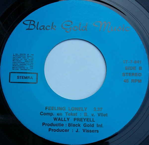 Wally Preyll : Rolling In The Disco (7",45 RPM)